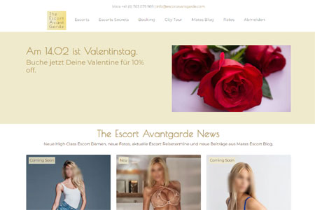 The Escort Avantgarde - Webdesign in München