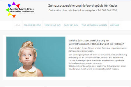 Zusatzversicherung Kieferorthopädie für Kinder